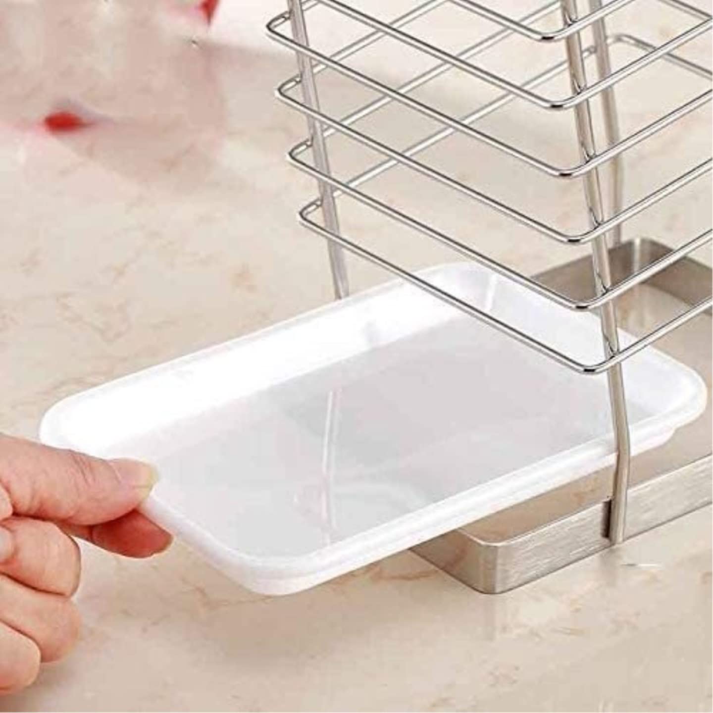 Blok na Noże Bez Noży Blok Noża Uchwyt Na Noże Kuchenne Organizator Metalowy Stojak Blok Do Przechowywania Ze Stali Nierdzewnej Akcesoria Do Narzędzi Uchwyt na Nóż Pusty