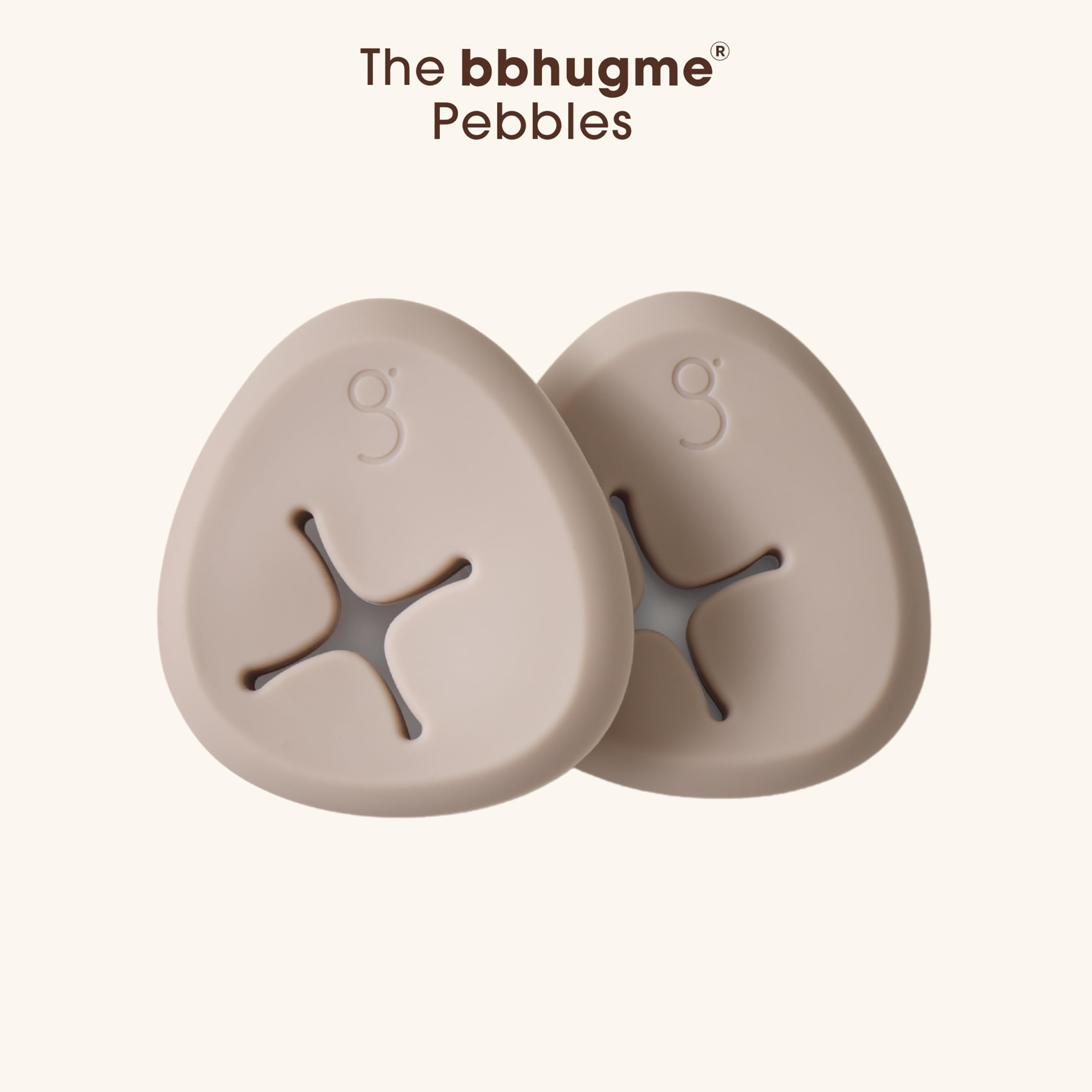 bbhugme Extra Replacement 100% BPA-Free Silicone Pebbles for Pregnancy or Nursing Pillow, Sand