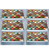 Transparent Reusable Fridge shelf rack drawer Refrigerator organizing mat liner