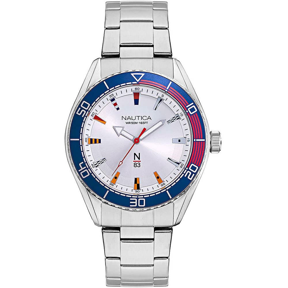 Nautica Orologio Casual NAPFWS005, Argento, Moderno - 4