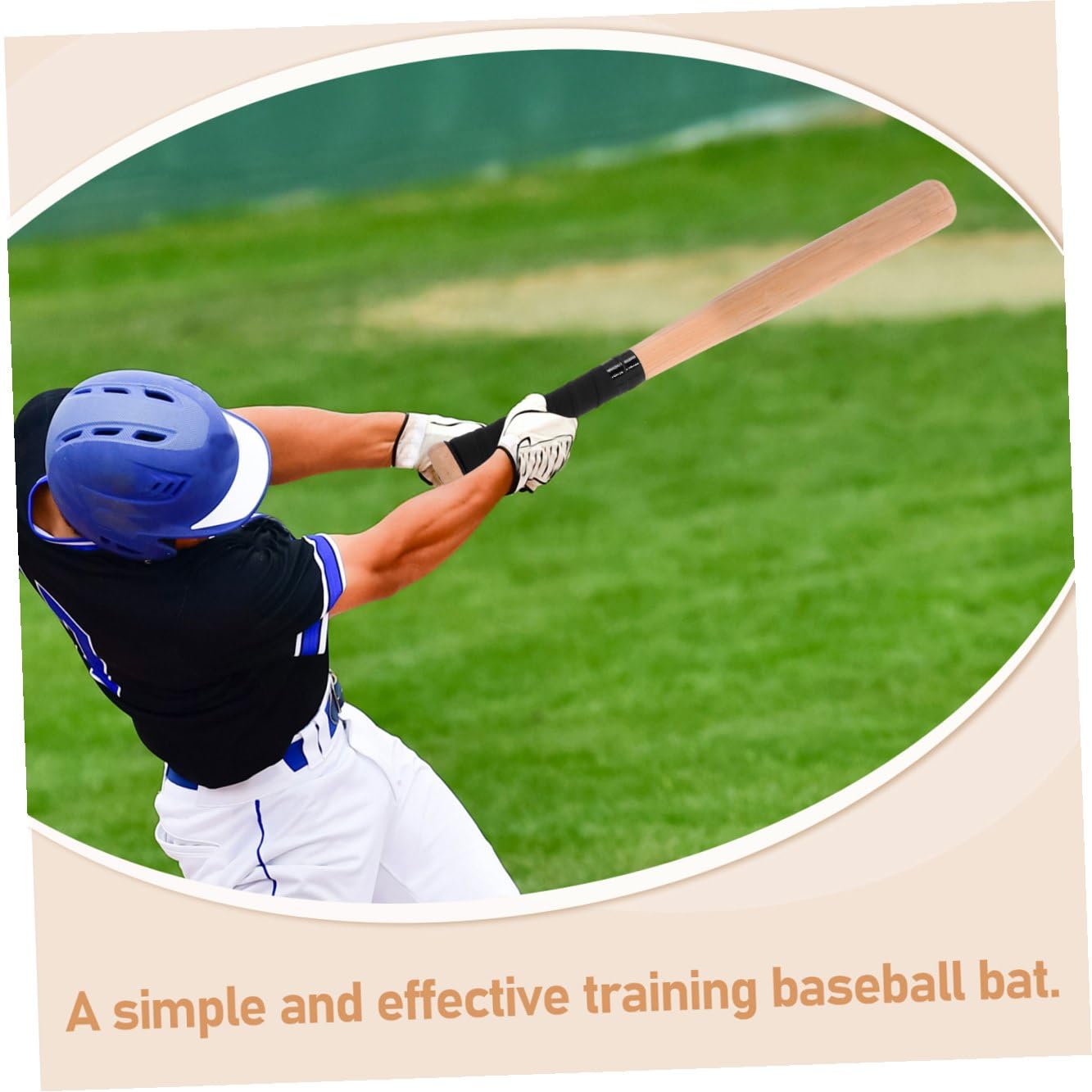 Bate de Béisbol de Madera para Entrenamiento, Pieza, Madera