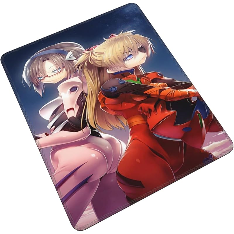 パソコン 周辺機器 セット送料無料 マウスパッド 新世紀エヴァンゲリオン 惣流 アスカ ラングレー 真希波 マリ イラストリアス おもしろい 人気キャラクター アニメ おしゃれ 防水 マウスパッド 快適操作性 オフィス適用 滑り止めゴム底 防水 耐洗い表面 快適操作性