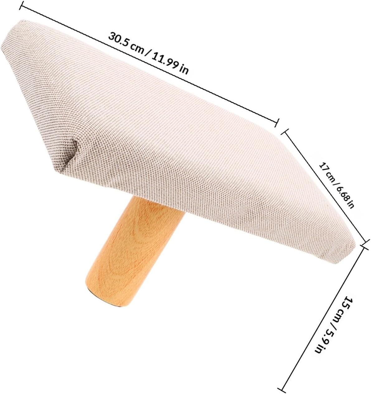 Stool with Cushion Portable Wooden Balance Chair Seiza Bench for Adults Over 150cm Height Prayer and Seating