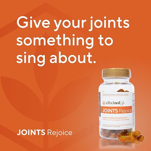Miniatura 5 de Elixinol Life Joints Rejoice Suplemento para articulaciones con curcumina, 30 cápsulas
