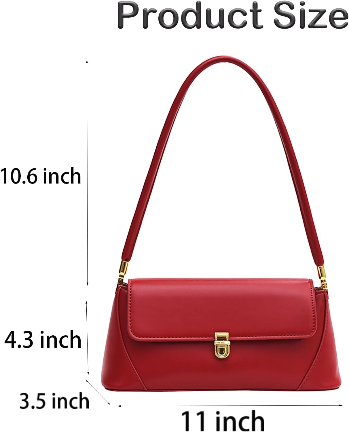 Vintage Shoulder Bags Small Purses for Women Brown Pu Leather Handbags Mini y2k Bag Shoulder Purse With Zipper - Image 4