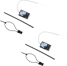 Flysky 2PCS FS-GR3E Receiver, Waterproof 3 Channel 2.4G Frequency DC 5V Receiver for FS-GT2 FS-GT2B FS-GT3B FS-GT3C FZ-IT4S RC Car Boat Transmitter Geekstory