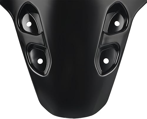 Miniatura 5 de YUANQIAN Cubierta del parabrisas delantero de motocicleta compatible con MT-07 MT07 MT07 MT07 2021 2022 2023-Negro