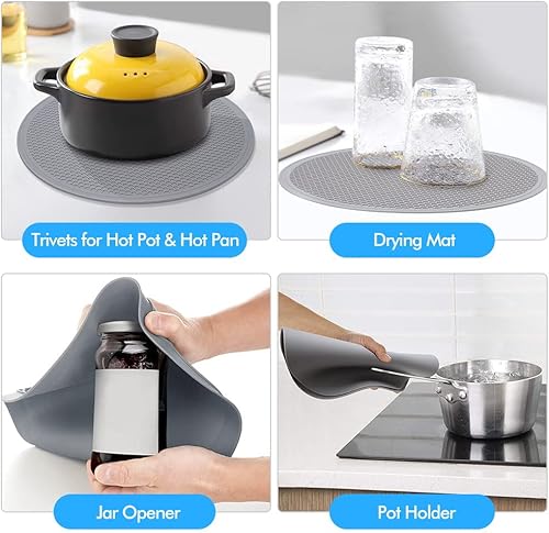 Miniatura 6 de Cubierta para salpicaduras de microondas, cubierta de microondas para alimentos, cubierta de placa de microondas de silicona, cubiertas de platos