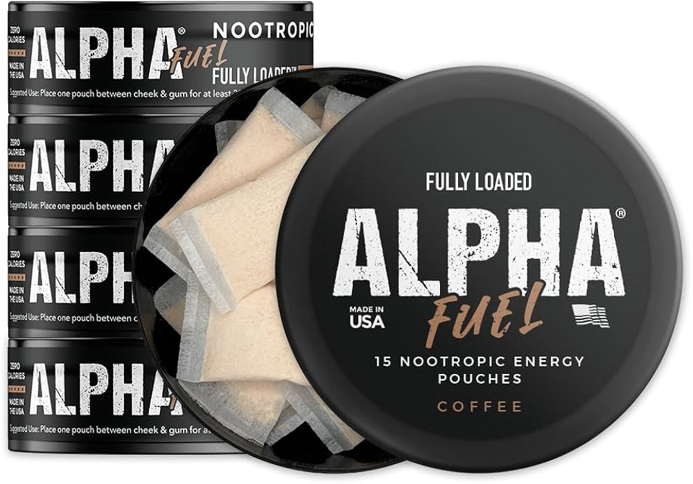Amazon.com: Fully Loaded Alpha Fuel Nootropic Pouches (Coffee Fuel