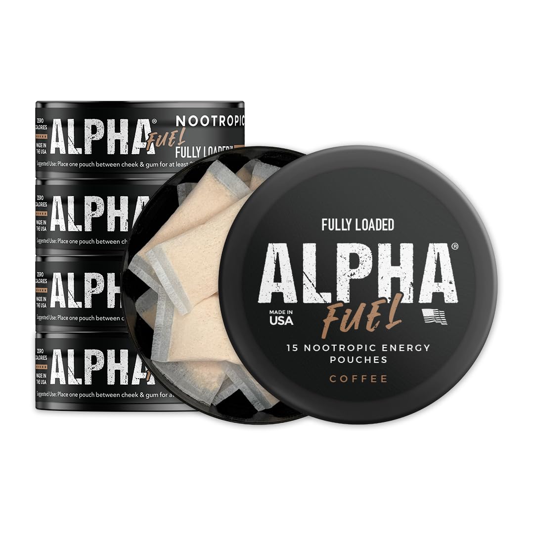 Amazon.com: Fully Loaded Alpha Fuel Nootropic Pouches (Coffee Fuel
