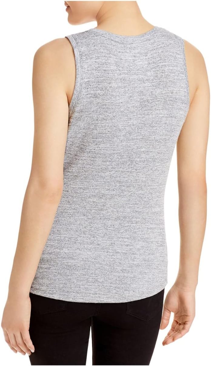 Womens Top Tank Twist Front Sleeveless Scoop Neck - Image 2
