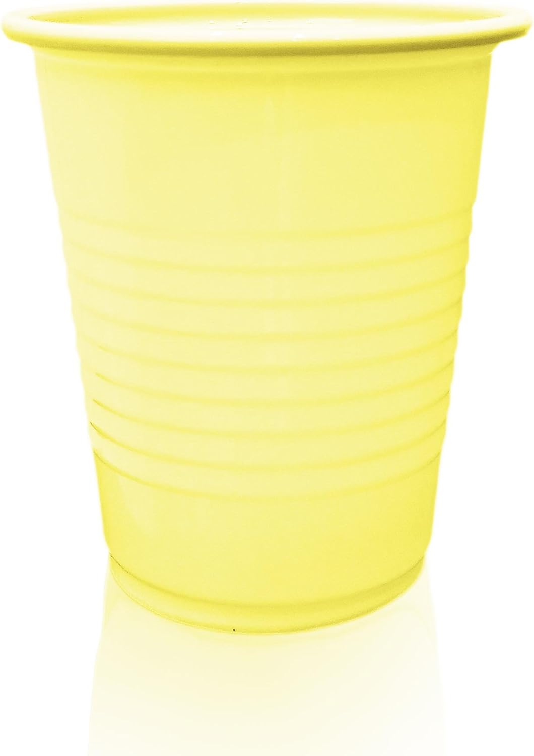 Disposable 5 oz Plastic Medical Dental Cups 1000 Count (Yellow)