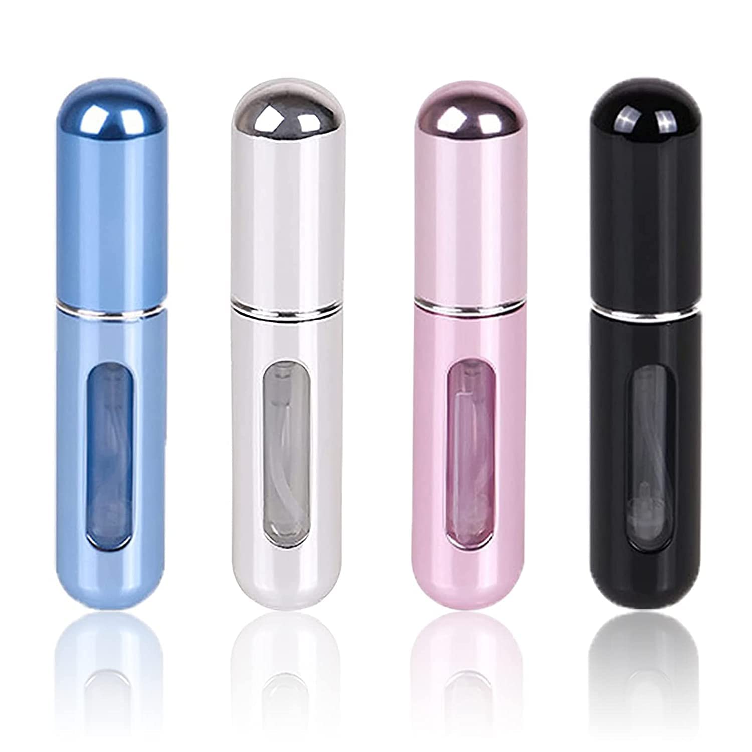 Portable Mini Refillable Empty Perfume Atomizer Traveling Spray Bottle (5ml, Pink Gold, Silver) - 1PCS-image-8