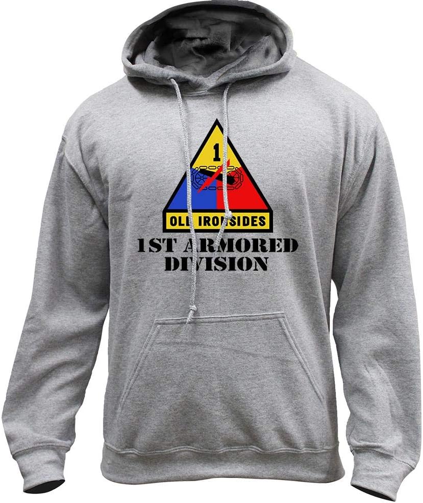 USAMM Army 1st Armored Veteran Full Color Pullover Hoodie