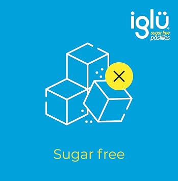 Iglu Sugar Free Pastilles. Soothing Relief for Mouth Ulcers and Sore Gums, 24-count