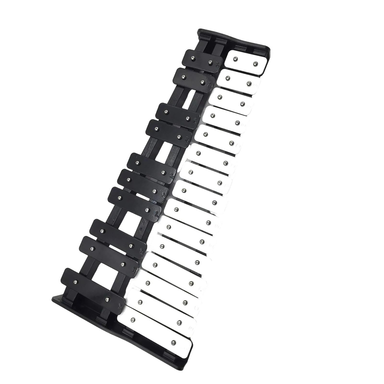 Instrumento de percusión de xilófono profesional de Material duradero portátil Glockenspiel de 25 notas Carillón Instrumento Percusión