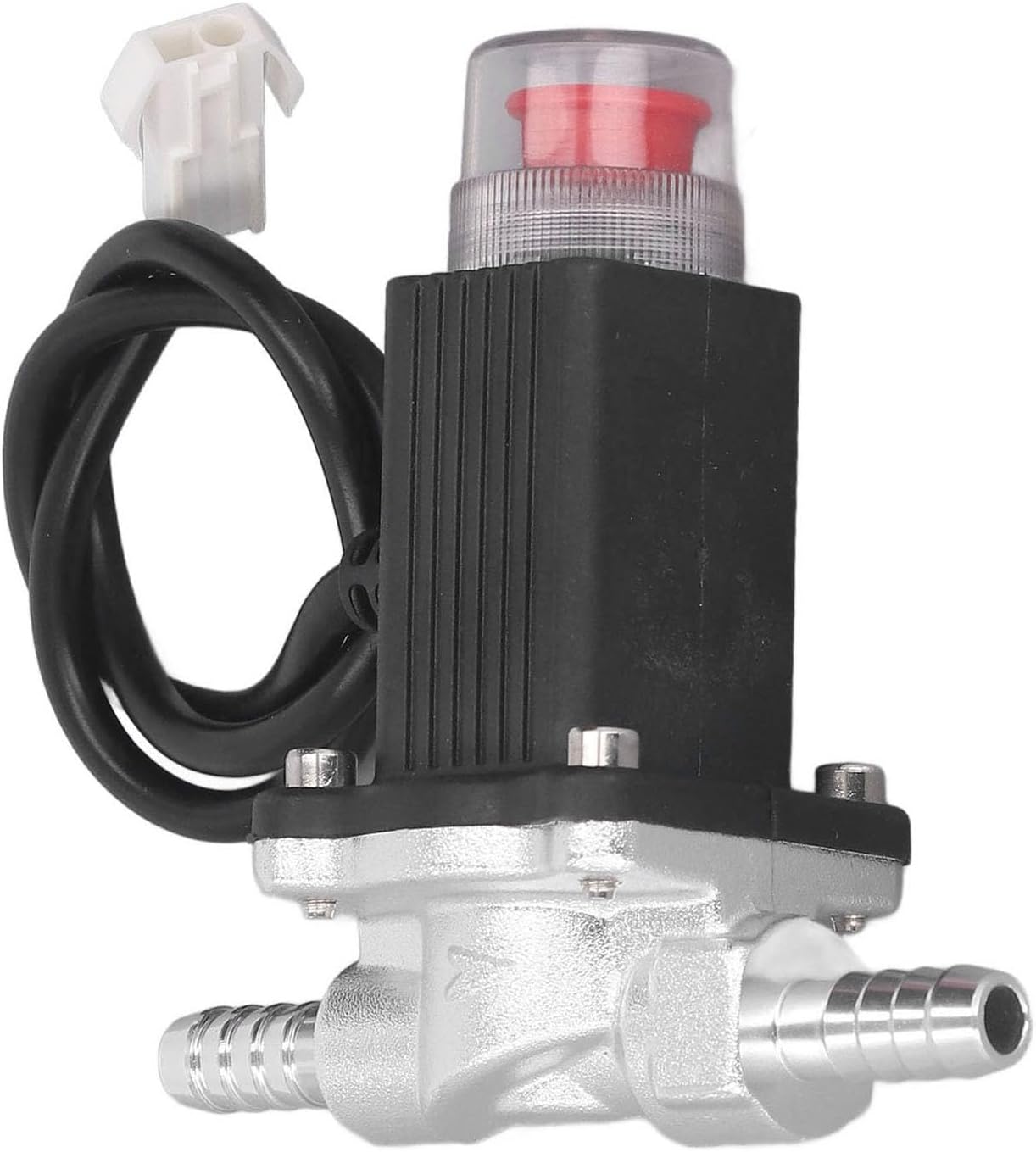 DC 12V Low Pressure Auto Shut Off Gas Solenoid Valve, with Quick Connect Port for Gas Tubing, Work with External Gas Leak Detector, for Home Safety