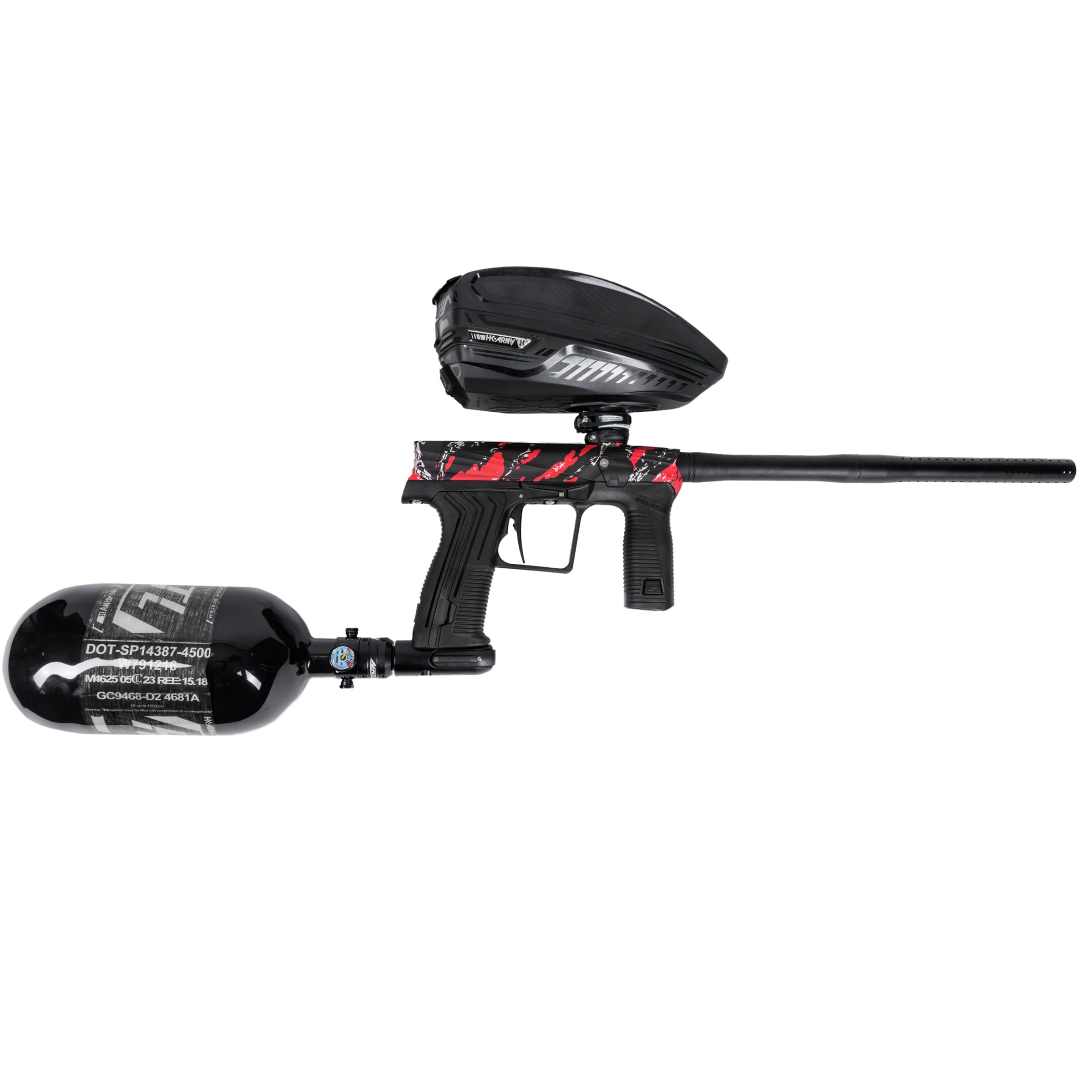 Planet Eclipse HK ETHA3 Paintball Marker TFX3 Loader 68ci Pro Tank Kit