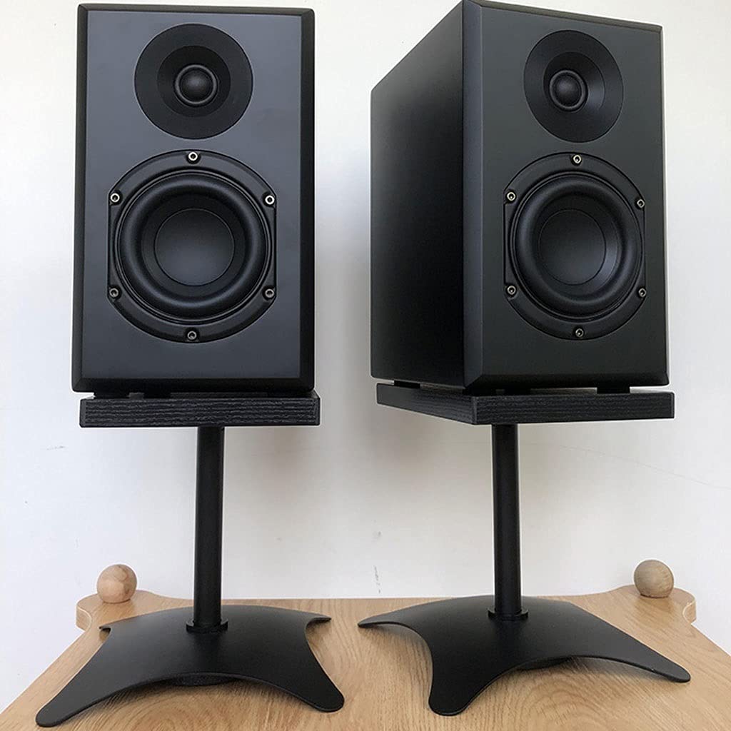 Uchwyty Do Głośników, Stacja Dokująca Do Głośników, Stojak Audio Do Salonu, Stojak Na Sprzęt Multimedialny, Stojak Audio Stojący Na Podłodze, Stojak Głośnikowy, 6 Rozmiarów, Czarna Wieża Audio, S, 18