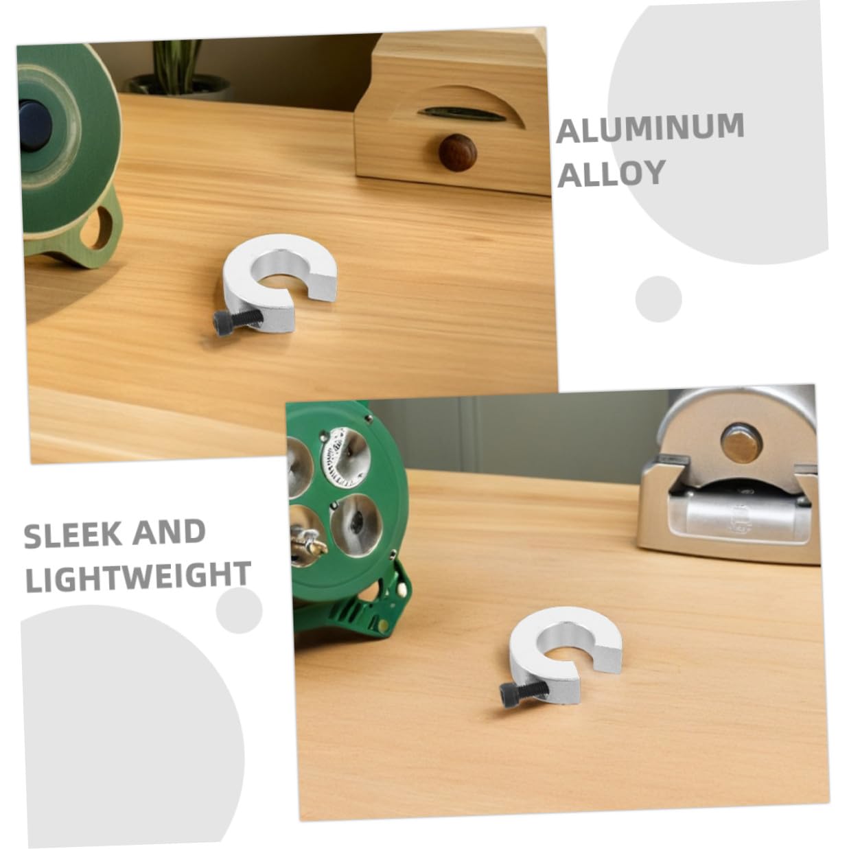 4pcs Linear Rail Shaft Stop Collars Aluminum Alloy Clamp-on Open Fixed Rings Precision Locking Shaft Positioning Limit Rings for CNC Motion Guide