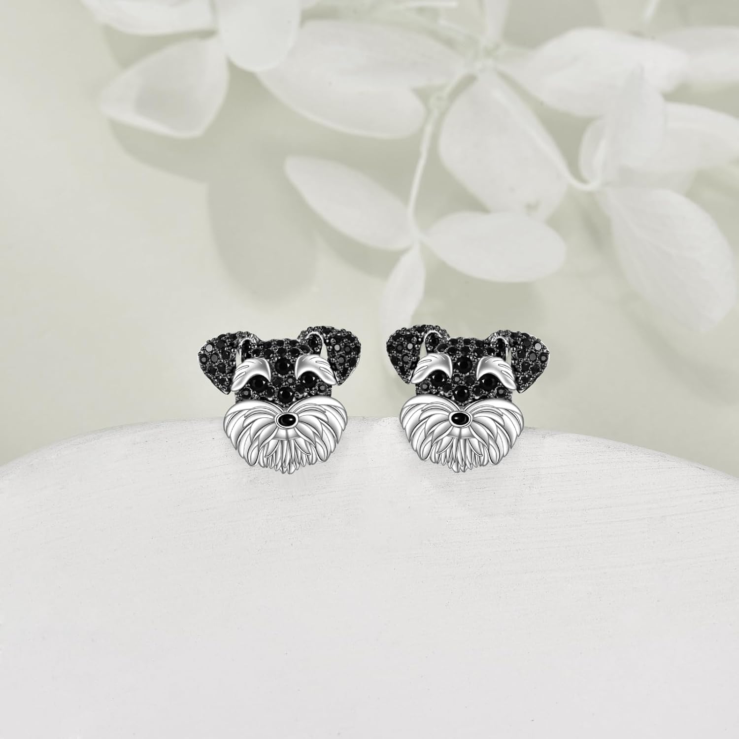 YFN Dog Stud Earrings Sterling Silver Dog Breed Earrings Jewelry Puppy Gifts for Women