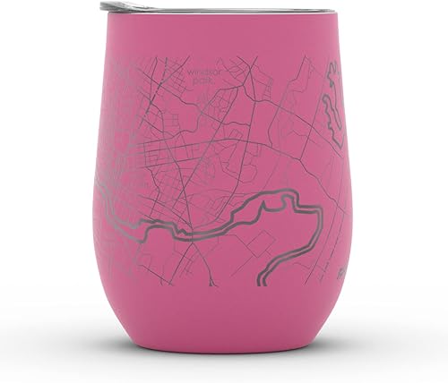 Vista 143 de Well Told Lexington Kentucky Map - Vaso de vino aislado con grabado de mapa de Kentucky, taza de acero inoxidable grabada (12 onzas, verde domingo)
