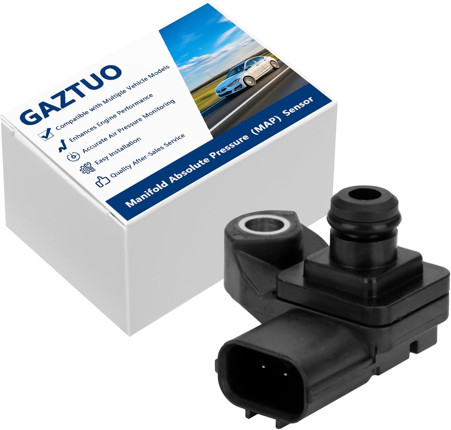 AS468 Manifold Absolute Air Pressure (Map) Sensor Compatible with Forester BRZ Crosstrek Impreza Legacy XV Crosstrek & Toyota 4Runner 86 & Scion FR-S-2.0L 2.5L 4.0L for# 5S13921 227187