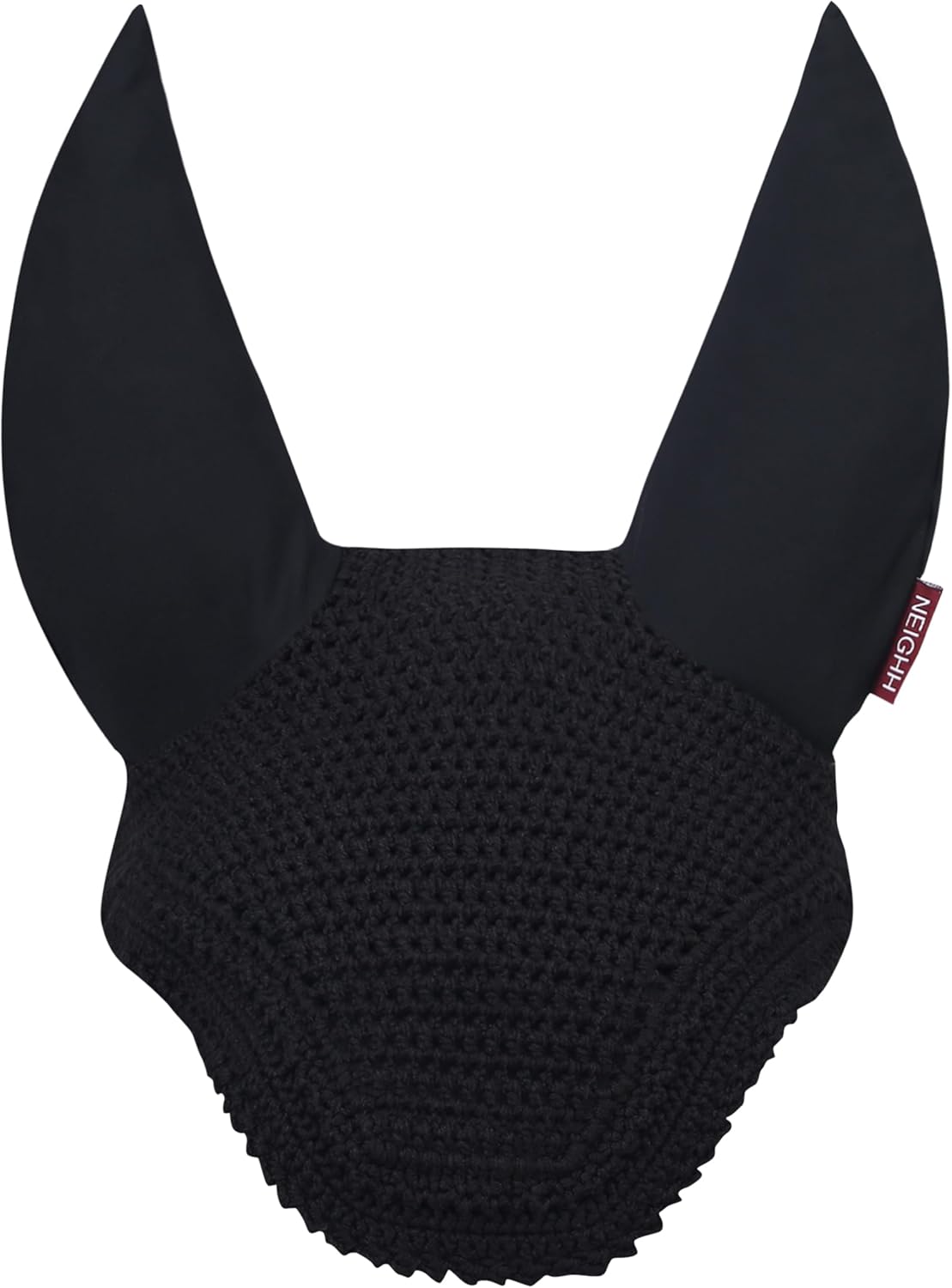 Void Ear Bonnet with Sound Resistant and Soft Stretchable Lycra Ears(Medium: (Horizontal) A:32cm, (Vertical) B: 38cm, Black-Grey)