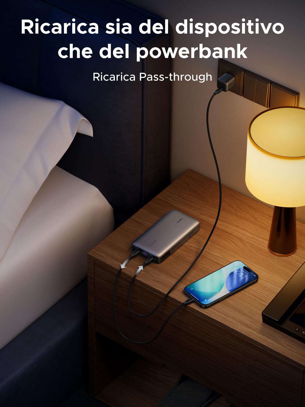 UGREEN Nexode 65W Caricatore USB C con 145W Power Bank 25000mAh