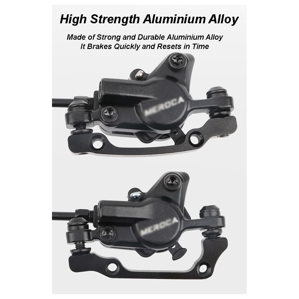 Amazon.co.jp: バイク油圧式ディスクフロントブレーキセット アルミ