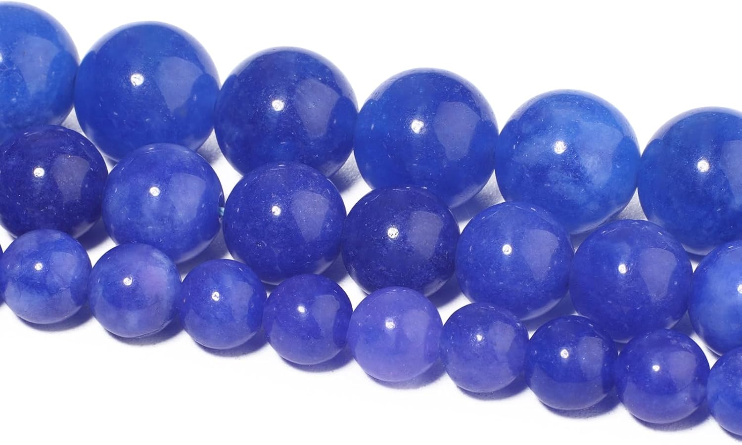 About 45pcs 8mm Natural Stone Beads Kyanite Beads Crystal Gemstone for Jewelry Making, DIY Bracelet Necklace - Image 3