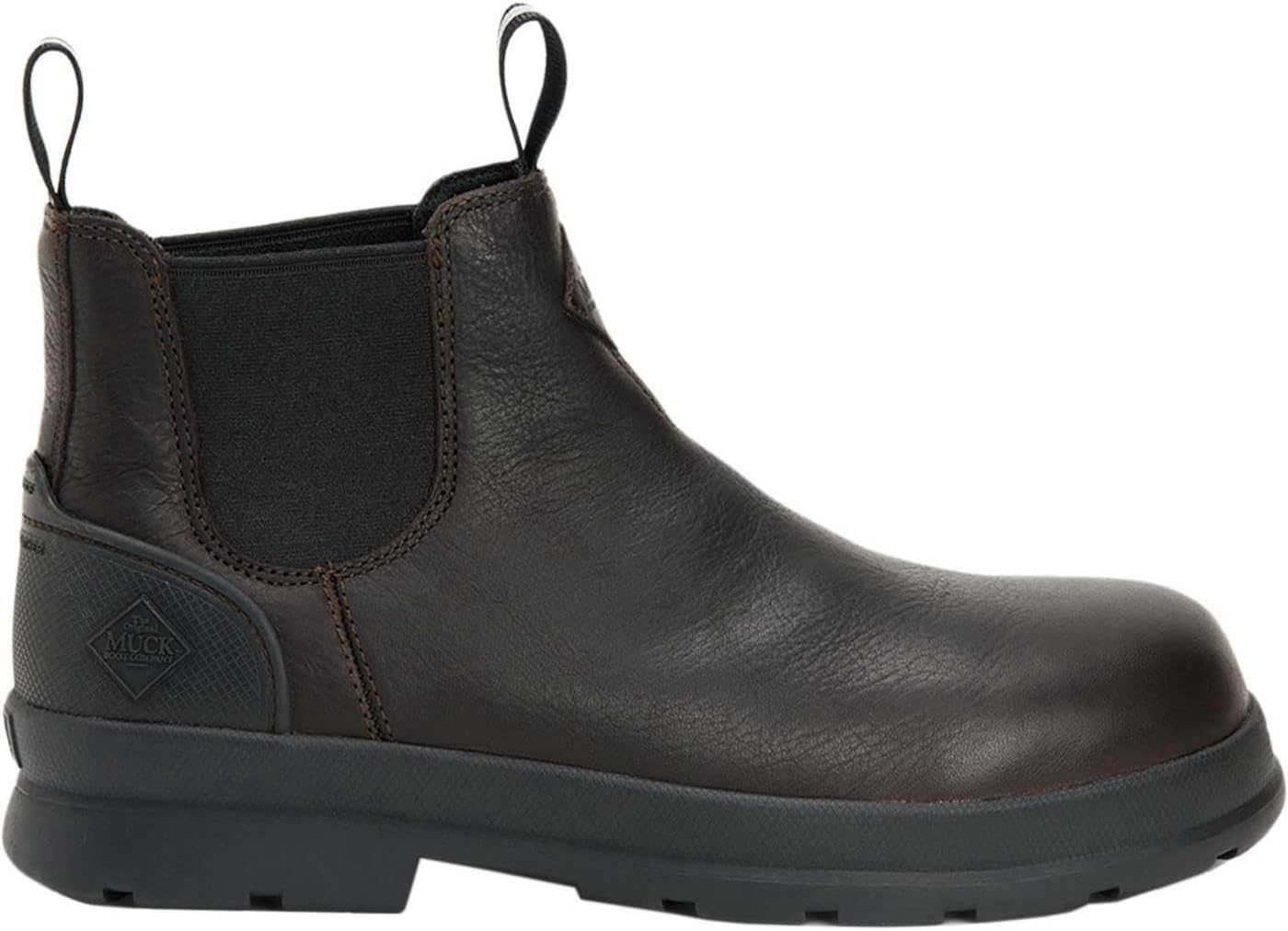 MUCK Men's Chore Farm Leather Comp Toe Chelsea Boot
