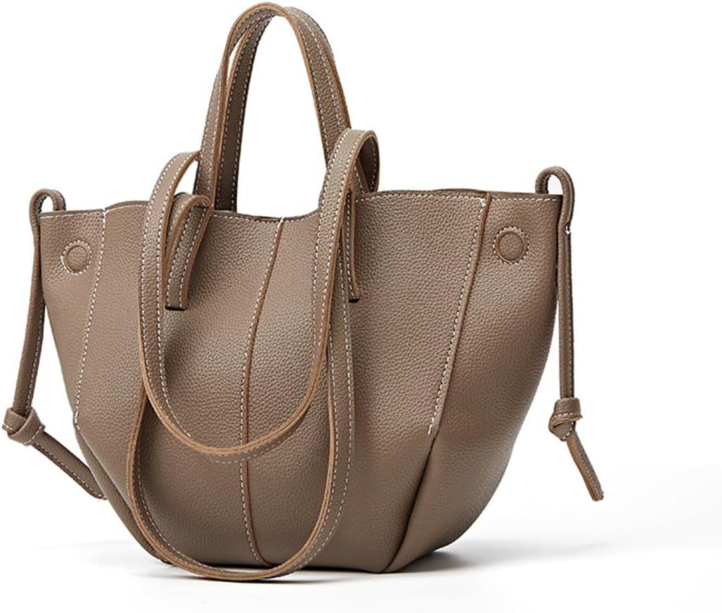 Trendy Satchel Bags for Women Luxury PU Leather Purses Work Tote Large Capacity Shoulderbag with Mini Bag