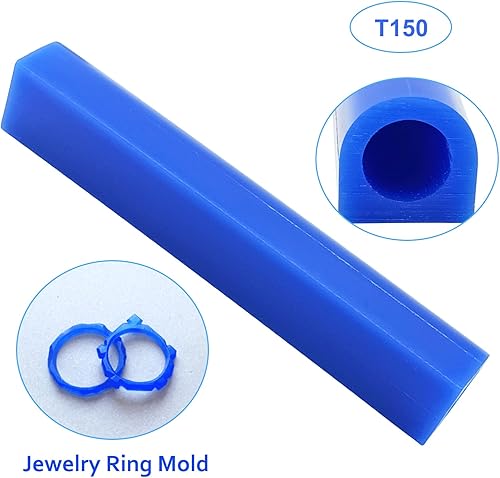 Miniatura 2 de 2 piezas de tubo de anillo de cera para tallar anillos, suministros de fundición de cera perdida, cera de modelado duro para joyería, kit de molde