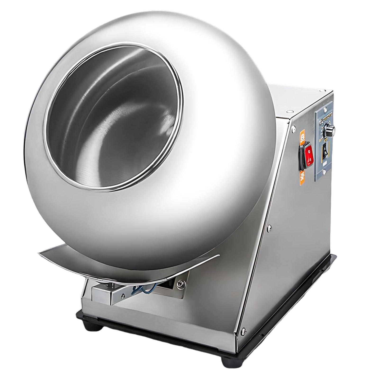 Equipo de Pastelería Profesional 1180W Máquina para Pulir y Secar Chocolate y Azúcar 300mm Diseño Compacto para Resultados Profesionales y Secado Rápido INOX(300mm Standard)