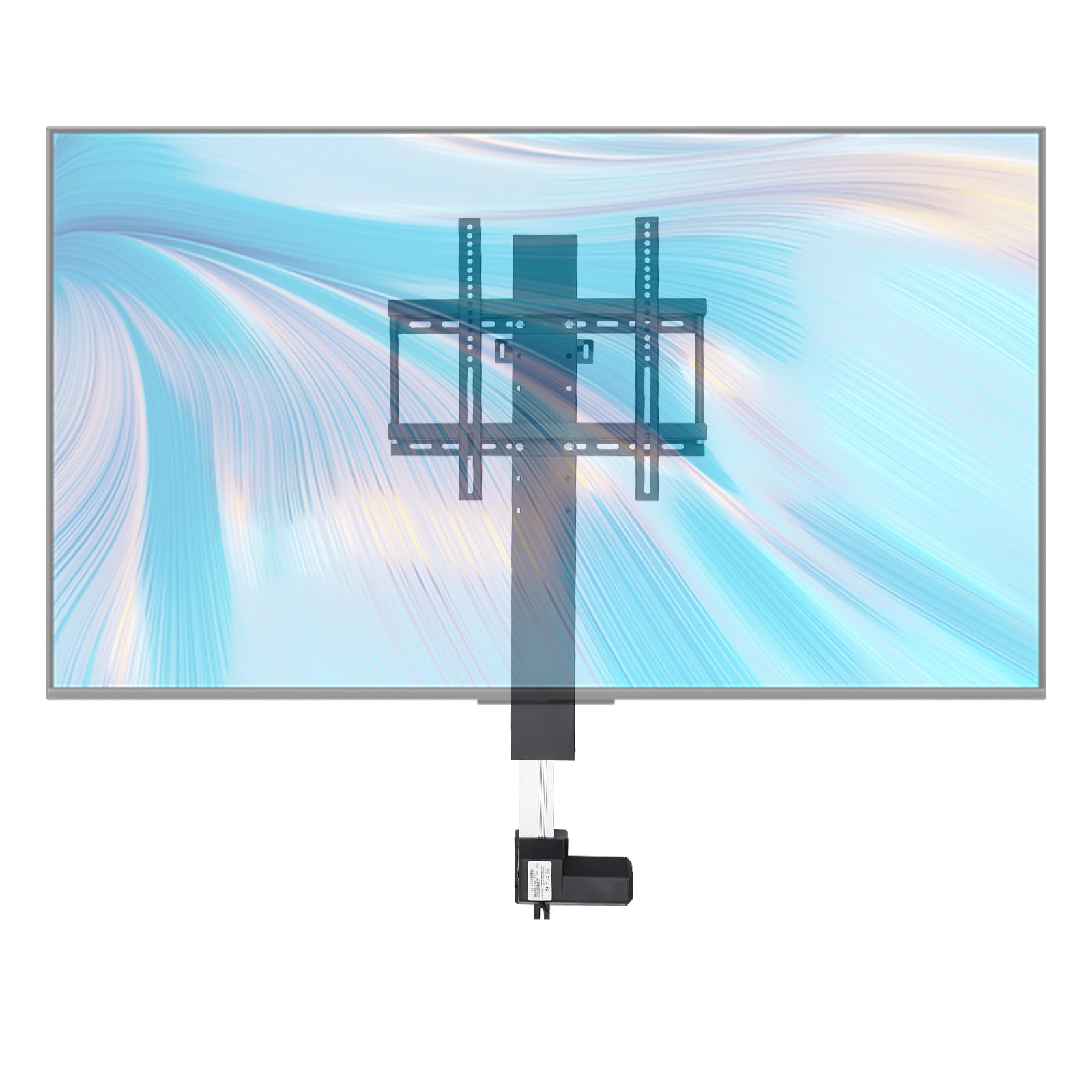 Soporte de techo para televisores eléctricos motorizados con mando a distancia, montaje en mueble, soporte de montaje eléctrico motorizado, soporte de control remoto, sistema de elevación