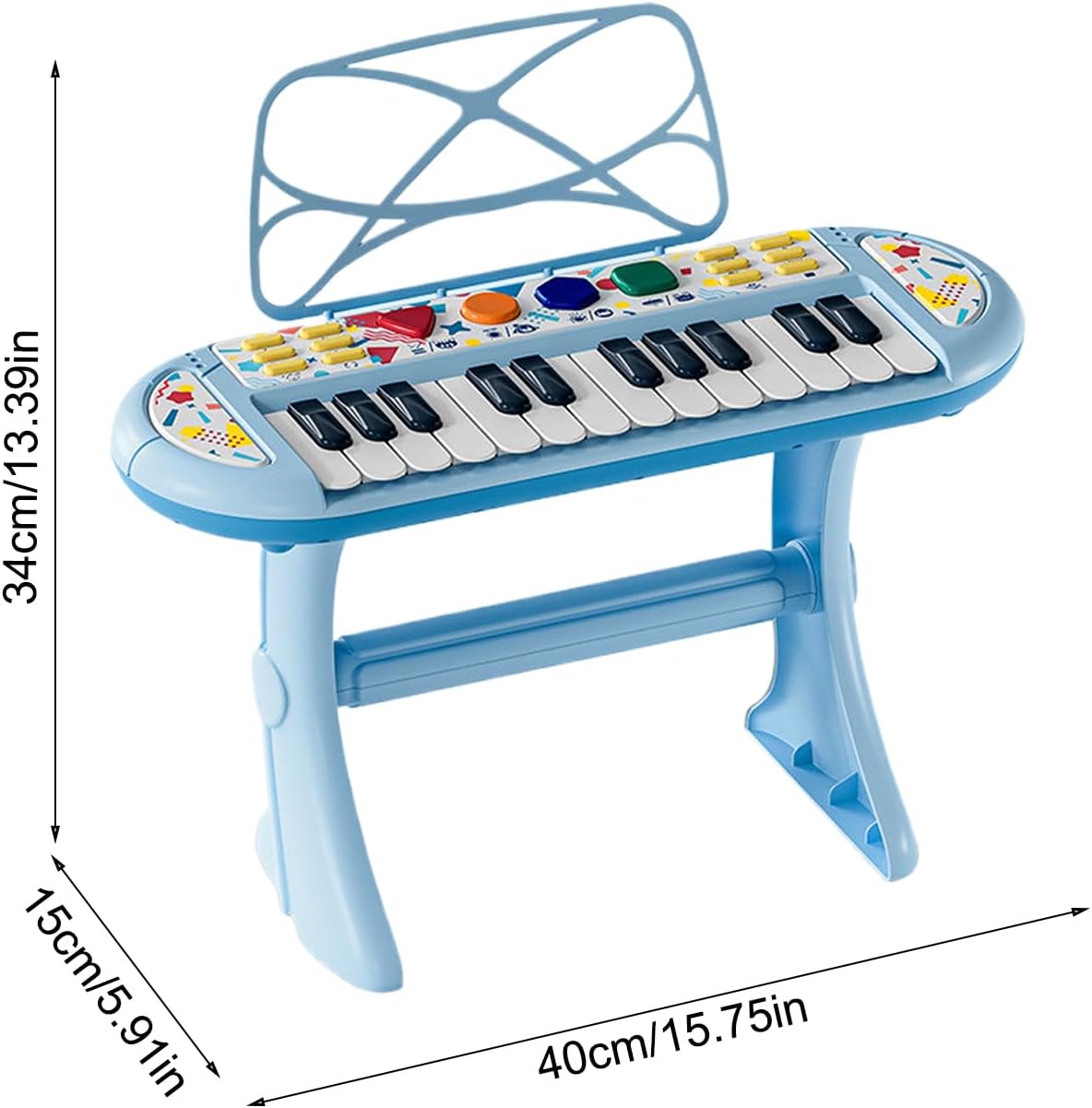 Musical Keyboard for Kids - Support Microphone Record Playback - Electric Piano Keyboard Music Toy,for Boys Girls Pupils Students Living Room Bedroom Stage Kindergarten