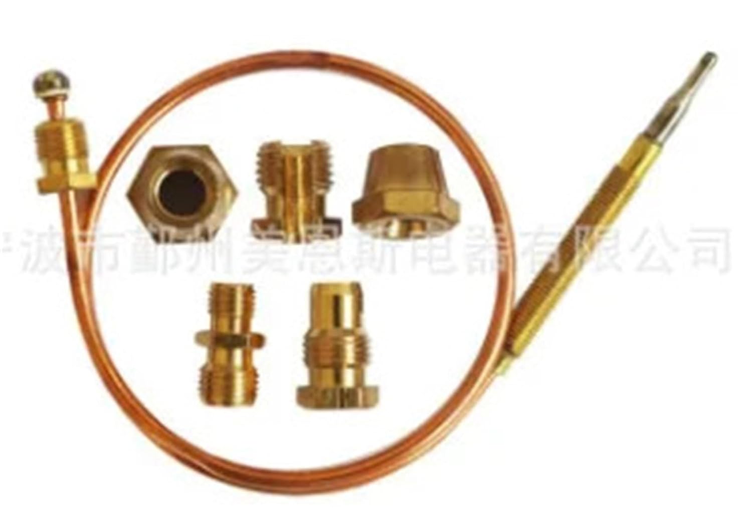 Universal Gas Thermocouple Valve Replacement Temperature Controller Probe with 5 * Nuts 1Pcs