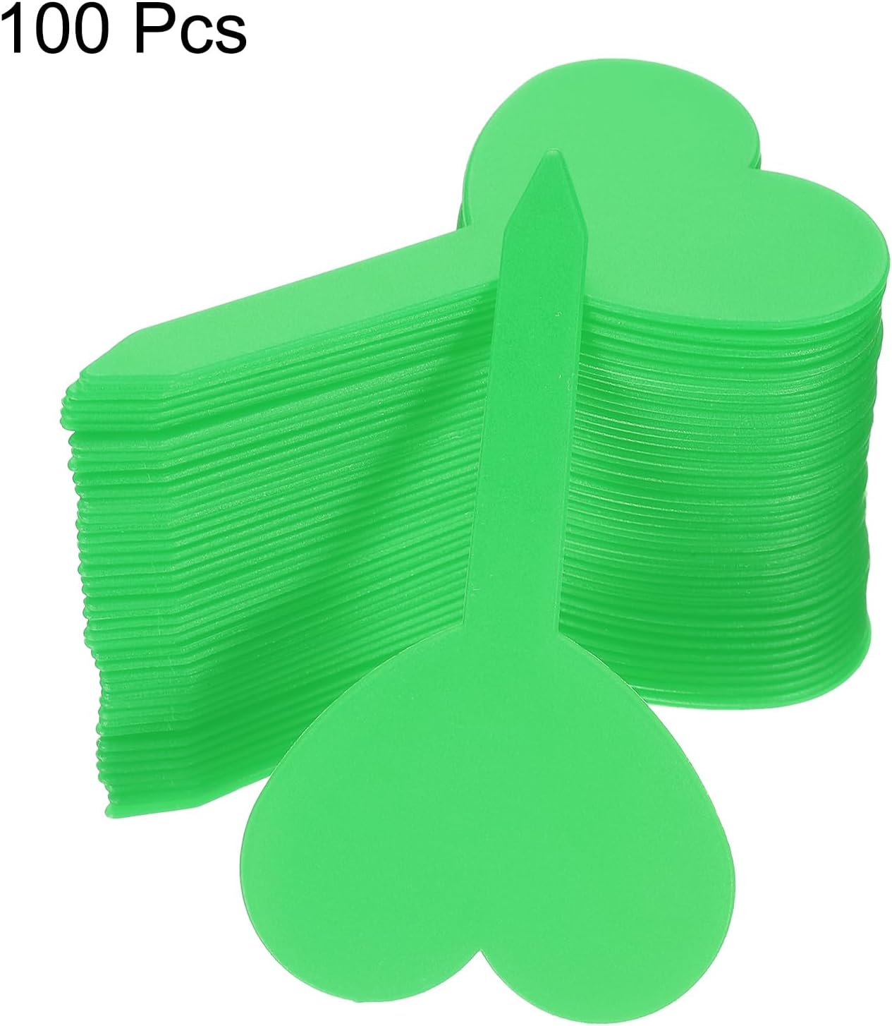 HARFINGTON 100pcs Plastic Plant Labels 3.26" x 1.97" Reusable Waterproof & Sun-Proof Garden Tags for Nursery Potted Herbs Flowers, Green - Image 3