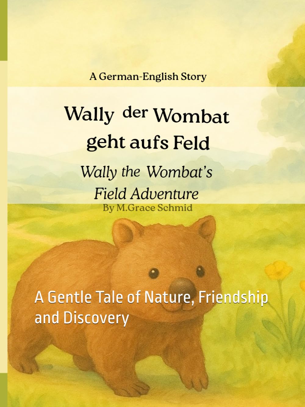 Wally der Wombat geht aufs Feld / Wally the Wombat’s Field Adventure: A Gentle Tale of Nature, Friendship and Discovery