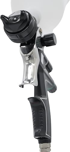 Miniatura 4 de ANI Pistola pulverizadora HVLP de 200S Click 600 cc (solo boquilla 1.4 ANI 200S, negro)