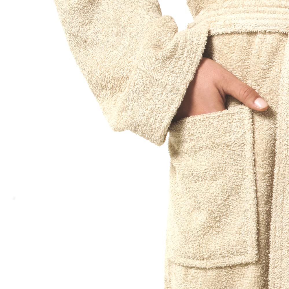 Top Towel - Elegant - Accappatoio per donna e uomo 100% cotone, 500 g/m² - Opzione con cappuccio o senza cappuccio - Morbido e assorbente per doccia, spa e piscina