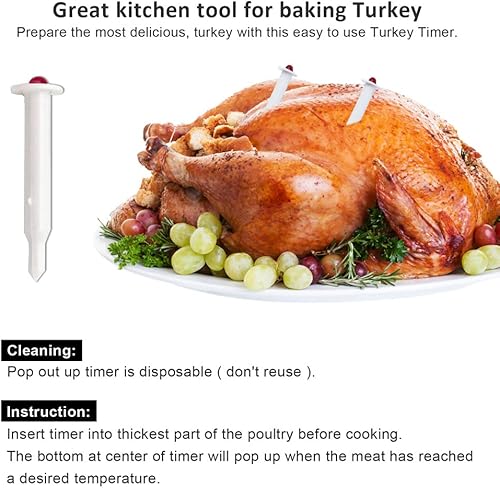 Miniatura 3 de Temporizador desplegable (6 piezas) Inyector de condimentos de plástico (2 onzas)Inyector de sabor con aguja de acero inoxidable 304 y polipropileno