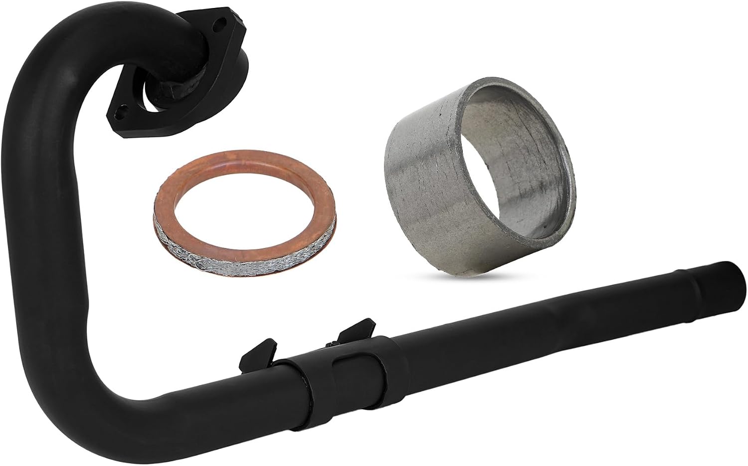 Exhaust PipeW/Ex Seals/ExGasket FITS YAMAHA GRIZZLY 350 IRS 4WD YFM35F 2007-2011