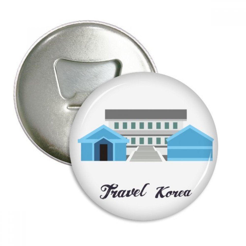 Décapsuleur DMZ Corée aimant de frigo badge rond cadeau historique souvenir