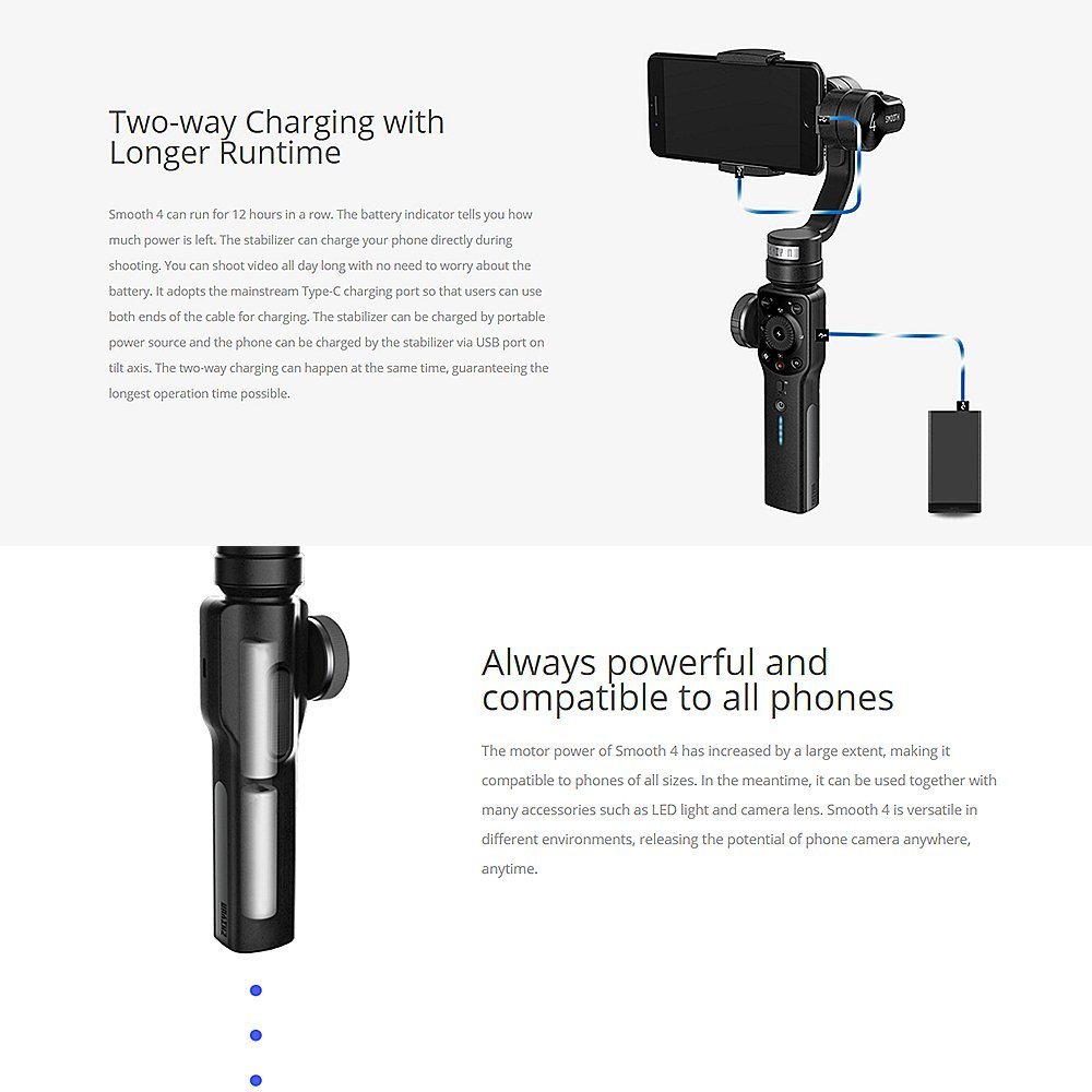 Amazon.com: Zhiyun Smooth 4 Case Kit, Zhiyun Smooth Q Upgraded