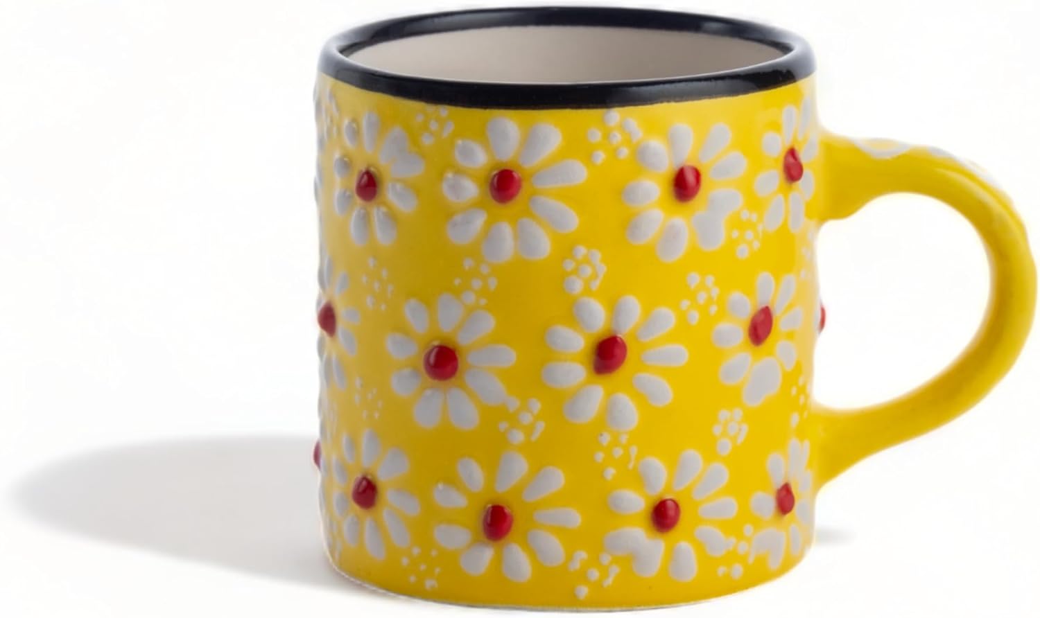 EVANILIFE Ceramic Espresso Cup, 5 Oz Handmade Espresso Mug