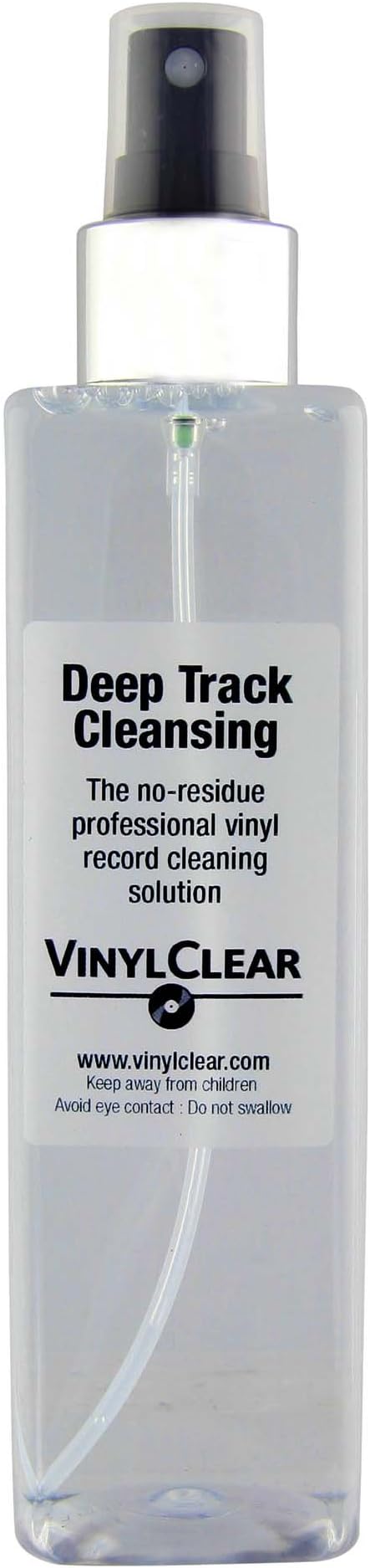 The Professional LP Record Solution : Antistatic Vinyl Record Restoration Cleaner Fluid. Large 250ml Bottle with Atomiser Spray