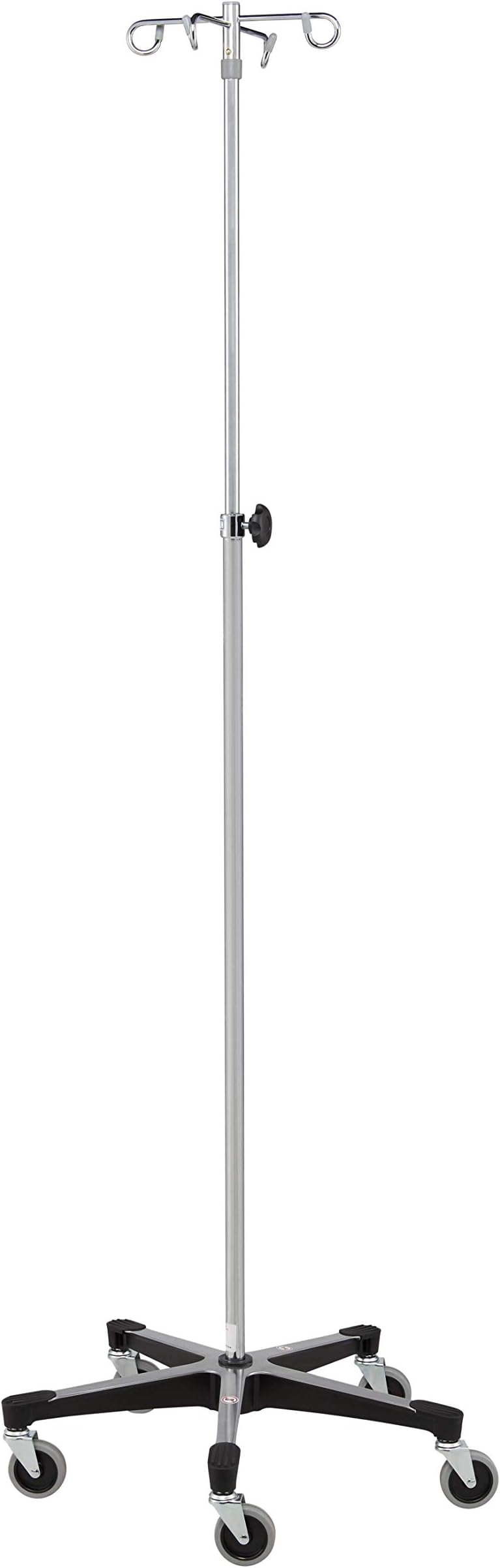 Blickman IV Stand, 5-Leg Stainless Steel IV Stand, Model 1415SS