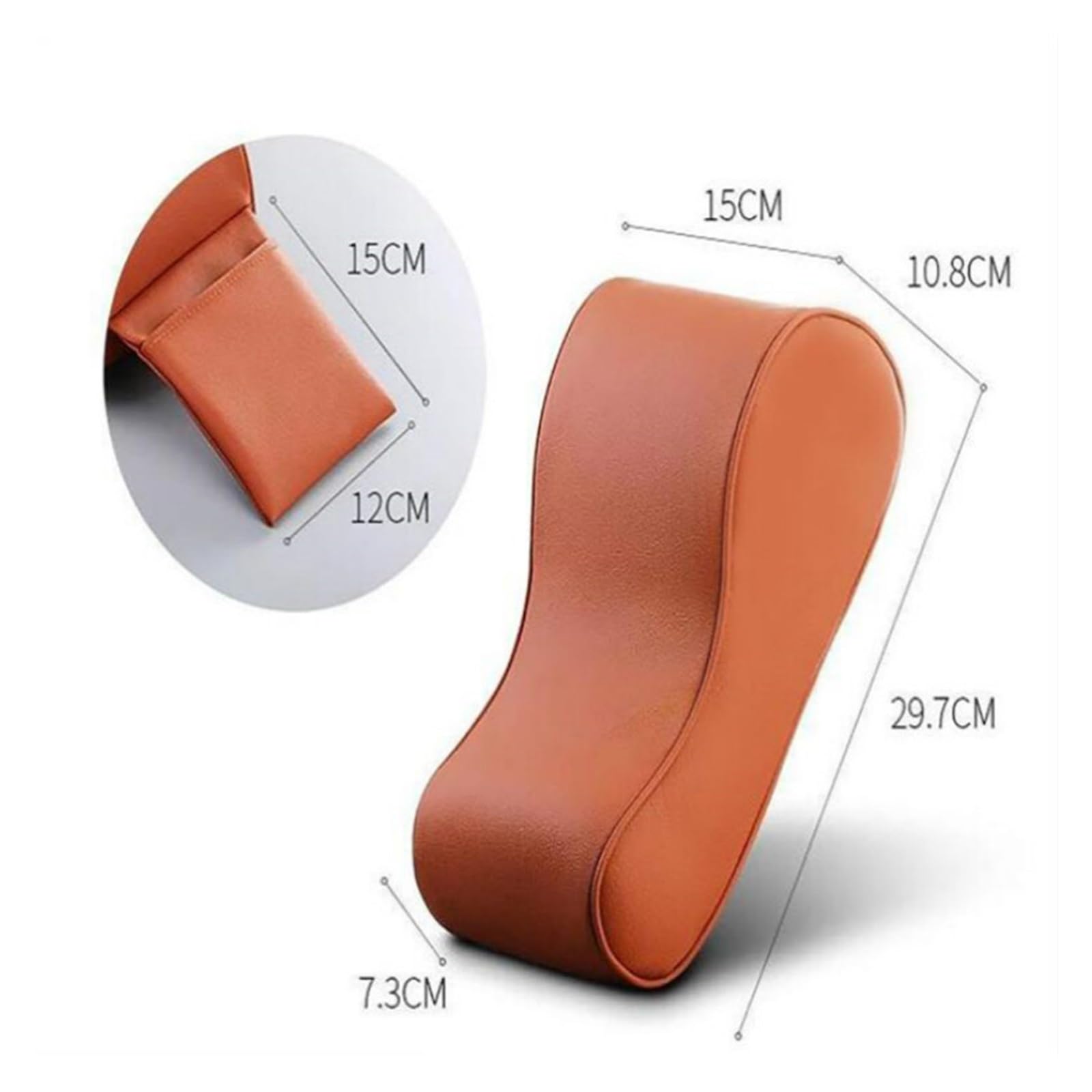 Civenhhd Auto Armsteun Pad, Universele Armsteun Kussen Pad, Lederen Armsteun Box Pad, Waterdichte Auto Armsteun Center Console Cover Pad, Armsteun Pad Opbergtas